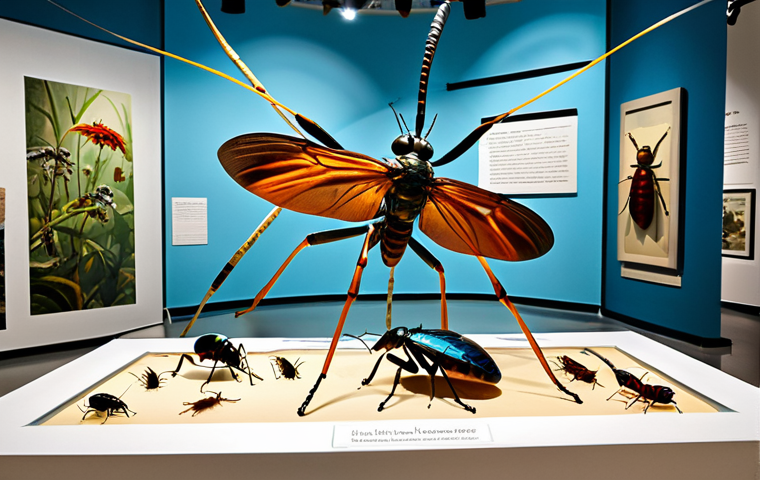 Educational Display**
"A bright and engaging museum exhibit showcasing various types of insects, fully clothed children observing with curiosity, well-lit environment, perfect anatomy, correct proportions, professional quality, educational content, safe for work, family-friendly."
**