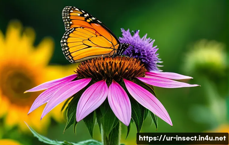 곤충 관련 과학 다큐멘터리 - **Pollination Dance in a Vibrant Garden (Inspired by Planet Earth):**
A breathtaking, highly det...